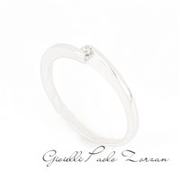 Anello Zorzan Gioielli Donna in Oro bianco Diamante 0.025 Ct ANPZ3035 - ANPZ3035